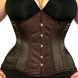 Underbust satin corset